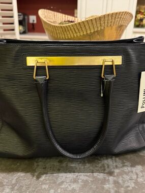 Pollini Tote Bag with Gold Hardware - “New” w/ Tags